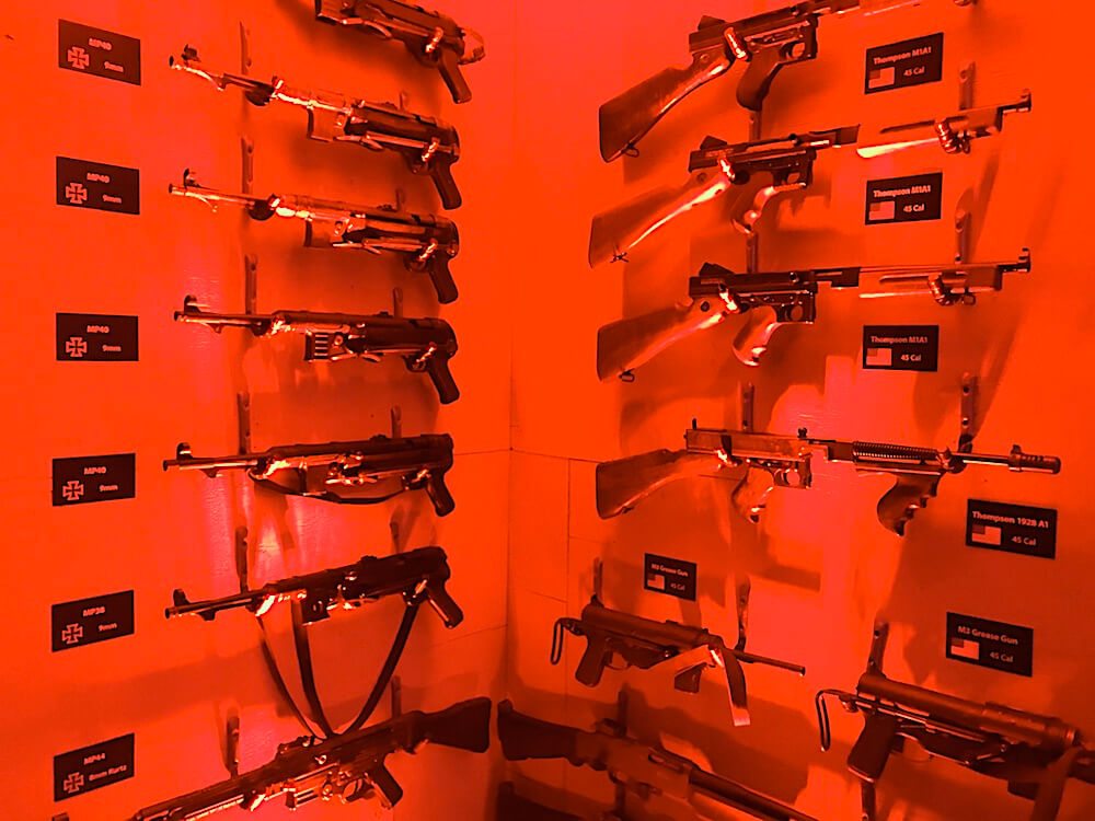 More machine guns.