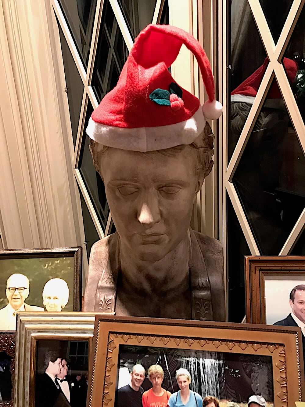 Do you see a theme with these statues?