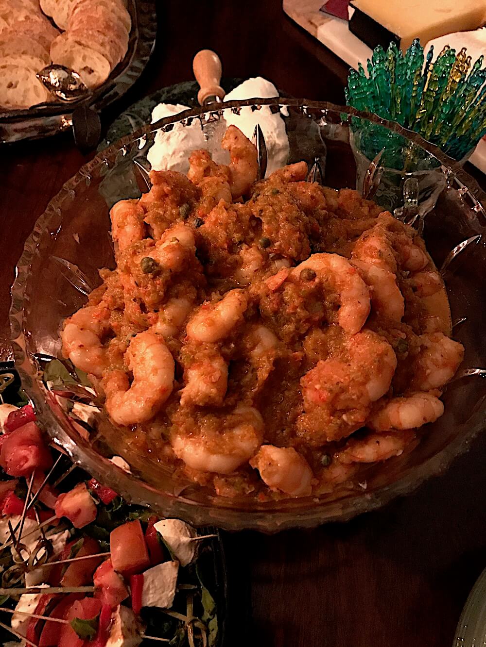 The shrimp had a kick.