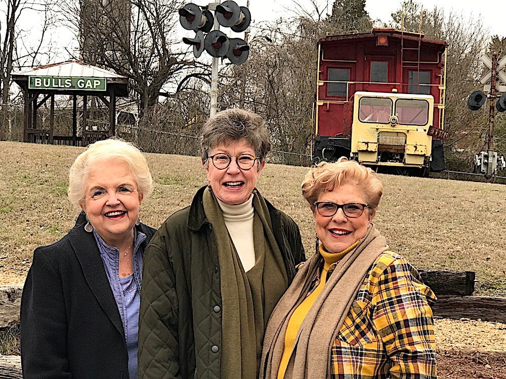 Welcome to Bulls Gap! From left, Dawn Ford, Marty Begalla and Mickey Mallonee.