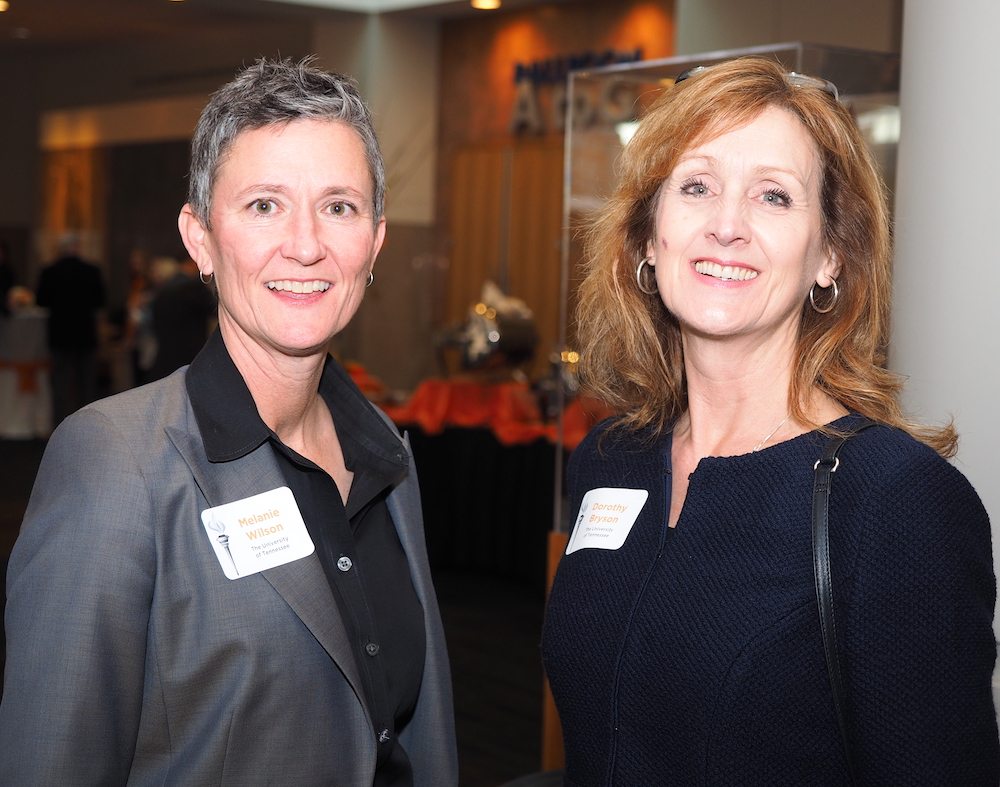 Melanie Wilson, left, and Dorothy Bryson.