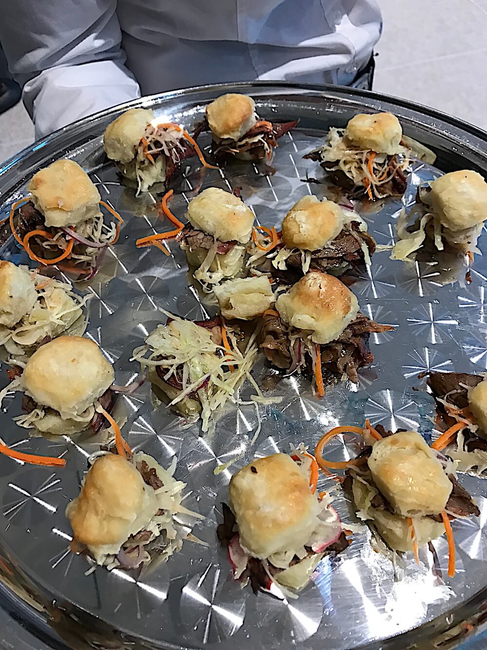 Brisket bites. Yum.