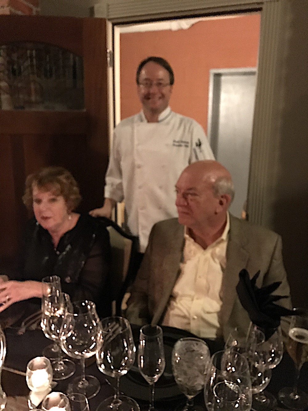 Chef David Pinckney stopped in to say hello.