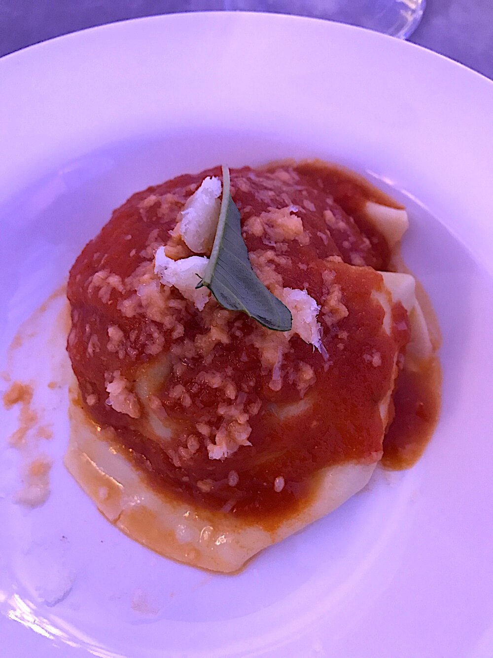 This was my favorite course: fresh garganelli pasta with Bolognese sauce, pancetta, mortadela and quail egg.