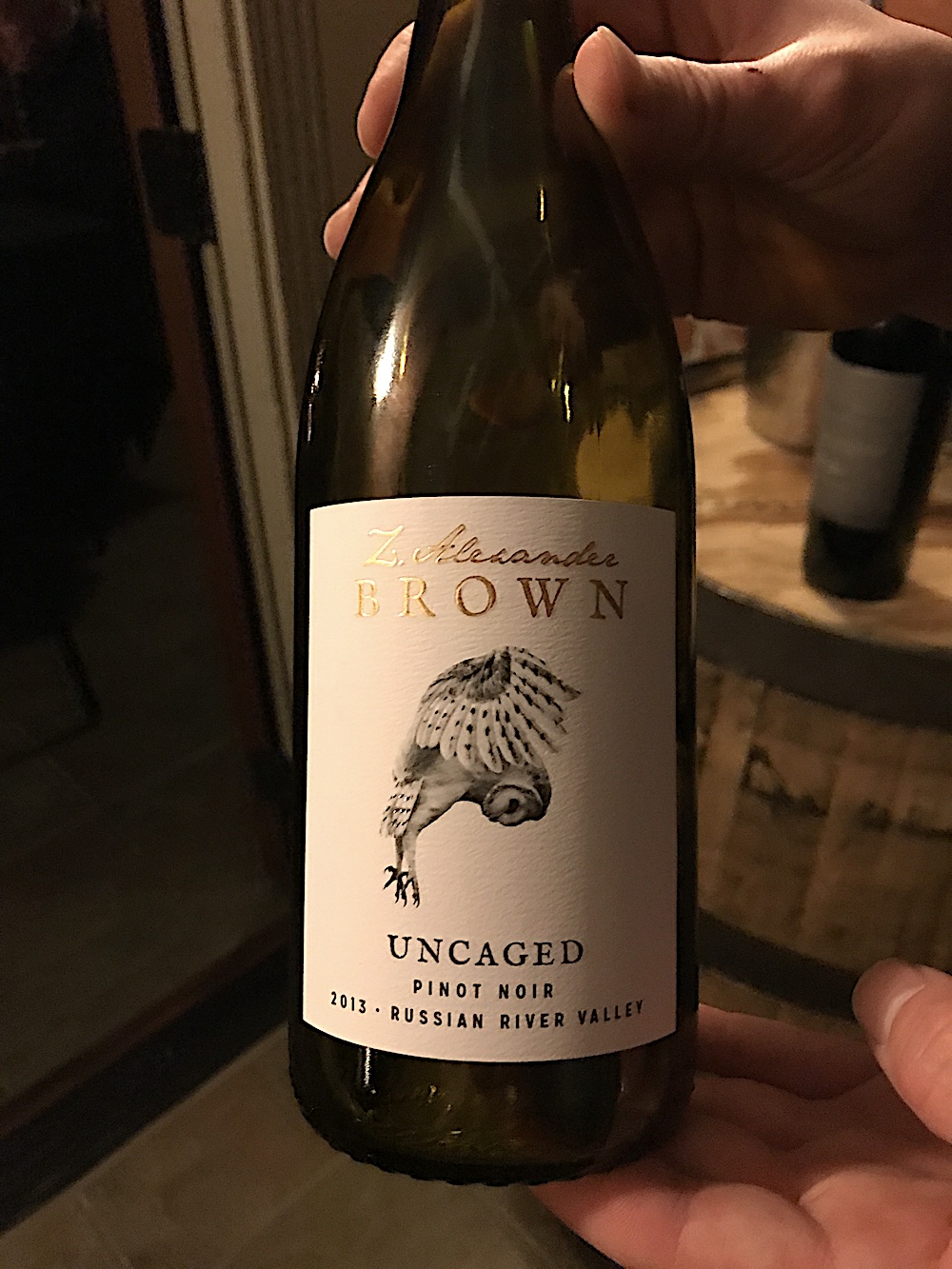 A pinot noir went well with it.