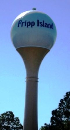 watertower Unlike South Knoxville, beautiful Fripp Island loves its water towers