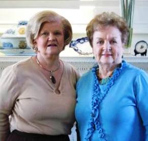 Friends Billie Shelby, left, and Bobbie Congleton attended the lunch