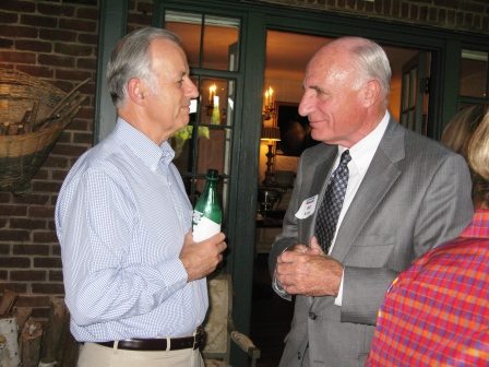 martin-arant Jim Martin, left, and Bill Arant catch up.