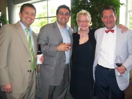moxcarpeeps From left, Charley Sexton, Gavin Baker, Ellen Robinson, all of Moxley Carmichael, and Ellen's husband, Peter Acly