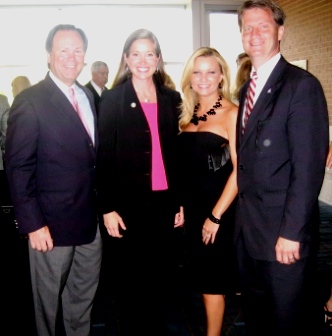 woodsonsburchetts Bill and state Sen. Jamie Woodson, left, and Allison and state Sen. Tim Burchett