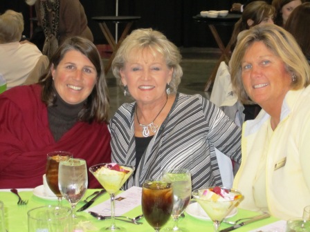 childrens-folks-and-karen From left, Amanda Armstrong and Elizabeth Thomas, both of Children's Hospital, and Karen Massey of the Knoxville Convention Center