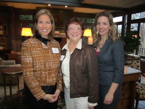 dee-diana-katharine Hostess Dee Haslam, left, with retired News Sentinel exec Diana Morgan, center, and Katharine Killen of East Tennessee PBS
