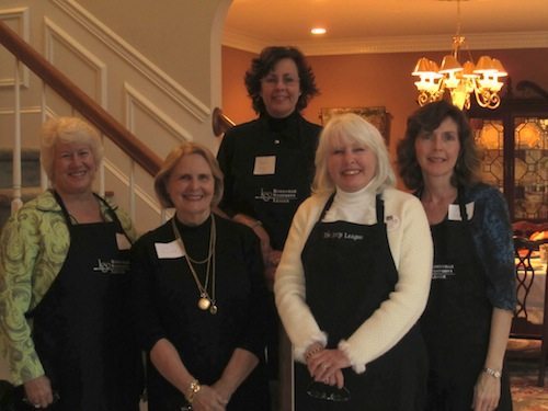 hostesses Hostesses, from left: Julia Shiflett, Sue Whittle, Angela Pugh, Harriet Hodge and Beth Thomas