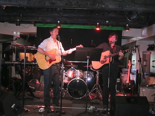 cruz-and-erik Cruz Contreras and Erik Baker performed an Everly Brothers set.