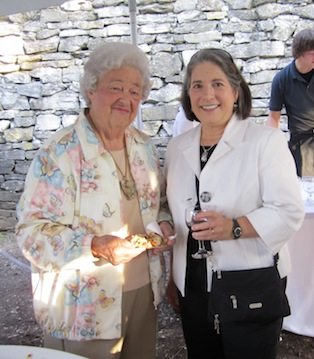 jenny-and-madeline Jenny Jukes, whose family once owned the property, and mayoral candidate Madeline Rogero