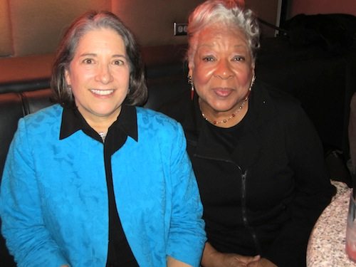 madeline-and-sylvia Mayoral candidate Madeline Rogerom, left, and Sylvia Peters