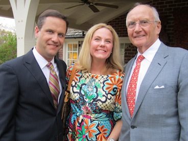 nystroms-and-mr-haslam Frank and Kelly Nystrom and Jim Haslam, right