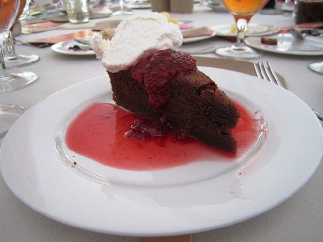 damn-good-dessert-2 The Tennessee whiskey cake was unbelievable! And that's not Cool Whip, folks!