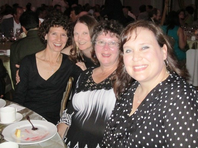 skillet-and-friends From left, Chris Kahn, Gay Lyons, Mary Constantine and Jennifer Alexander