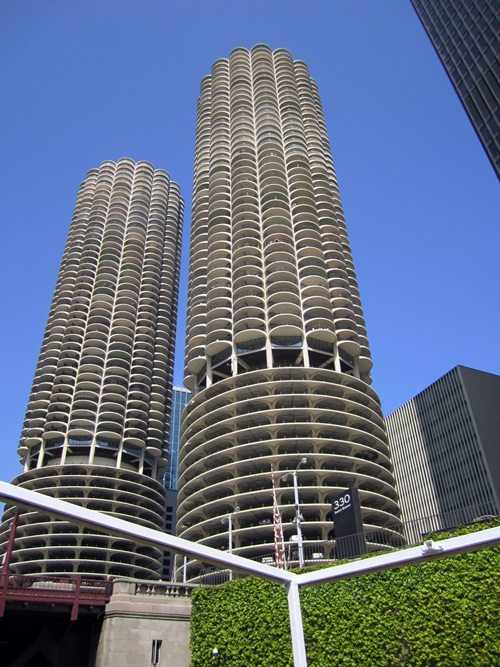 1960s The Marina Towers have been featured in many movies.
