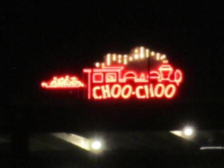 choo-choo-sign As we headed out the door of St. John's (yes, we were the last to leave!), we saw this iconic neon logo.