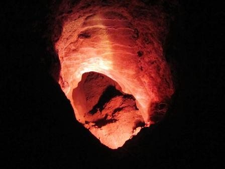 devil This is Devil's Hole. Supposedly, if you have done something bad within the past few weeks, you will see the face of the devil when you look inside. I saw nothing!