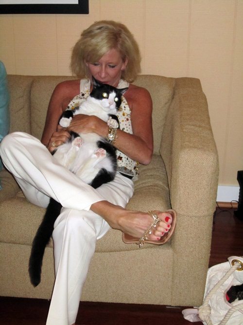 marsha-holding-mikey Marsha Hollingsworth gives Mikey some love.