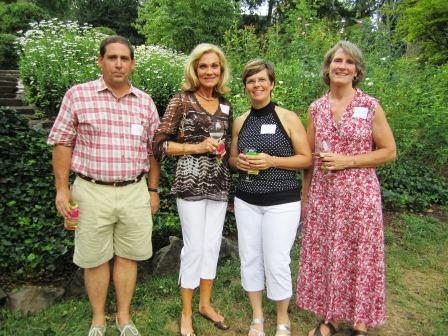 vicki-chapman-and-friends Greg Marrett poses with, from left, Vicki Chapman, Frances Adams O'Brien, and Bonnie Marrett.