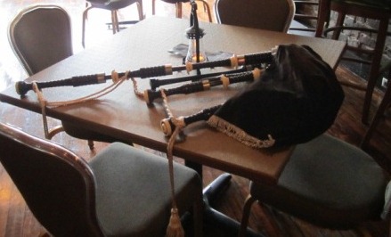 bagpipes-on-table Bagpipes, anyone?