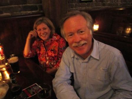 longs Our friends Susan and David Long were in the bar.