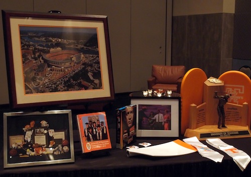 memorabilia-three Lots of UT sports memorabilia was on display, of course!