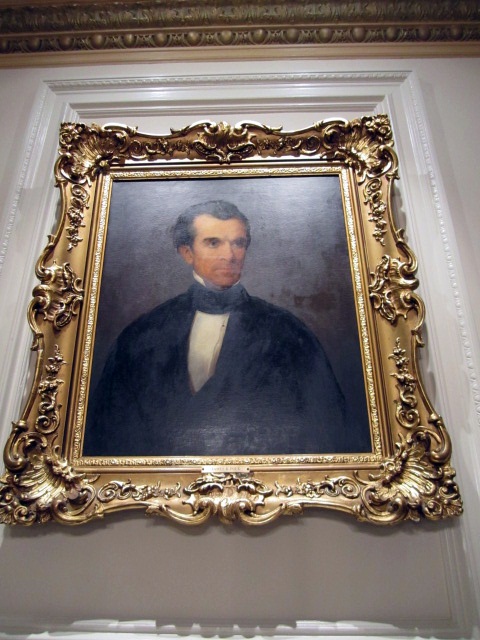 polk This portrait of the 11th U.S. president, James K. Polk, who is from Tennessee, hangs in the dining room.