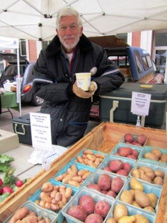 terrace-potatoes Almost every Saturday we have bought potatoes from Bob Due of Terraced Garden Farm in Claiborne County.