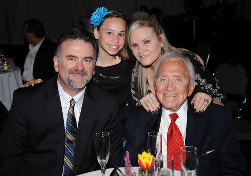 bill-regas From left: Her son-in-law Jimmy Buckner, her granddaughter Brooke Buckner, her daughter Muffett Buckner and her boyfriend, Bill Regas.