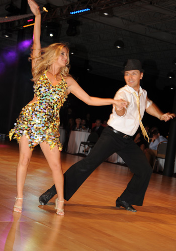 dancing-estrada2 Wow! This is Lorena Estrada of WVLT with professional dancer Chris Larsen.