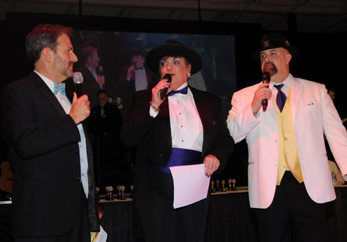 hosts Here are the hosts, all from Star 102.1. From left, Frank Murphy, Kim Hansard and Marc Anthony