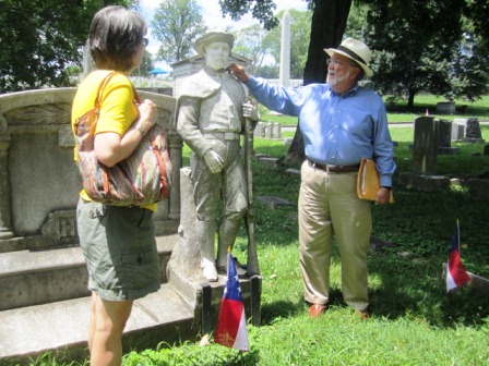 madge-steve-confederate Madge Cleveland, Steve Cotham and the Confederate