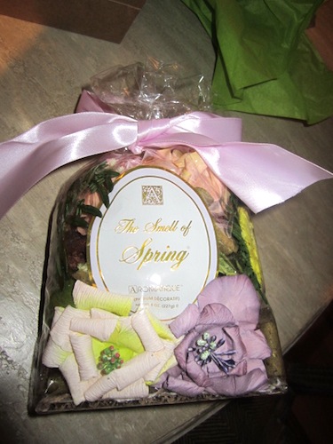 the-smell-of-spring It was delicate potpourri called, "The Smell of Spring."