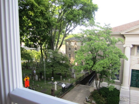 view-from-eddies-window Eddie Mannis, the owner of Prestige Cleaners and the current deputy to Mayor Madeline Rogero, has purchased the penthouse at The Glencoe. He hasn't moved in yet, but he let us go see it. Here's the very cool view out his front window.