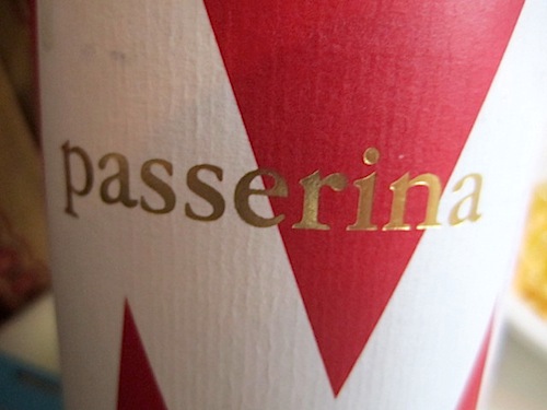 passerina1 We also found a new type of wine to love -- as if we needed to find another great wine!