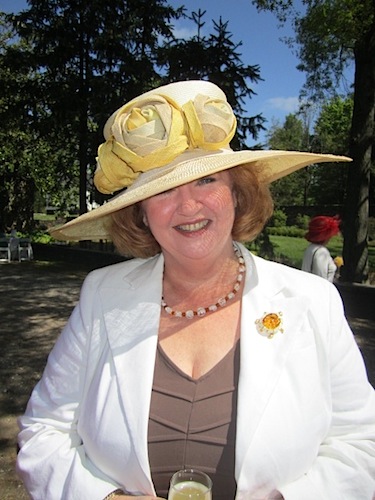 sheena Sheena McCall bought this hat in Annapolis "where the Navy wives buy their hats," she said. "Annapolis is like a candy store for hat lovers!"