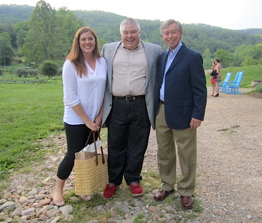 bacon-people These are bacon people! From left, Ada and Todd Fisher with Allan Benton. Todd Fisher is the host of "The United States of Bacon" on Discovery's "Destination America" series.