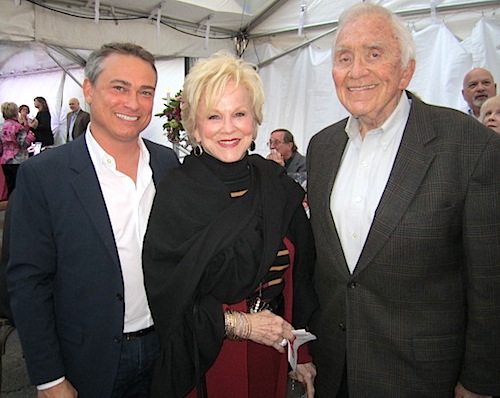 craig-janet-bill Craig Shelton, left, of the planning committee, with Janet Testerman Crossley and Bill Regas