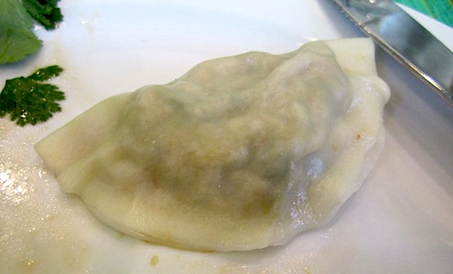 dumpling It doesn't look much different from other dumplings -- but it is. Unbelievably light and flavorful.