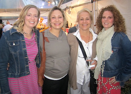 jen-leitman-jen-moore-lisa-and-elizabeth-king From left, Jen Leitman, Bitty and Lisa King, and Jen Moore, all of Great American Country Network.