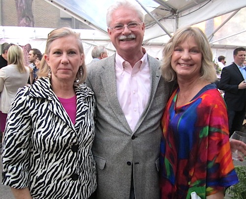 lisa-and-copes Lisa Duncan, left, executive director of the Dogwood Arts Festival, with Lanny and Lisa Cope.