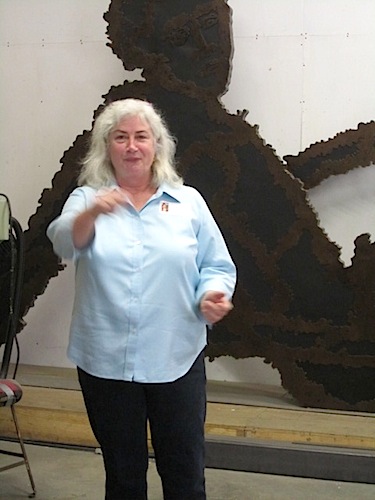 tommie Tommie Rush, Jolley's wife, is critical to the success of the project. A glass artist in her own right, she is handling details in order to free Jolley to keep moving forward.