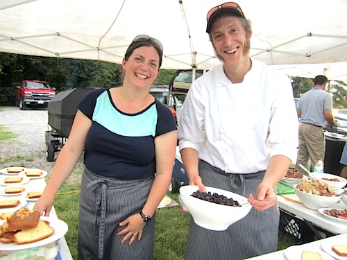 dessert-makers The caterers were Amy and Ben Willis-Becker and they did a fantastic job. They formerly operated Harry's, a restaurant on the 100 block of Gay Street.