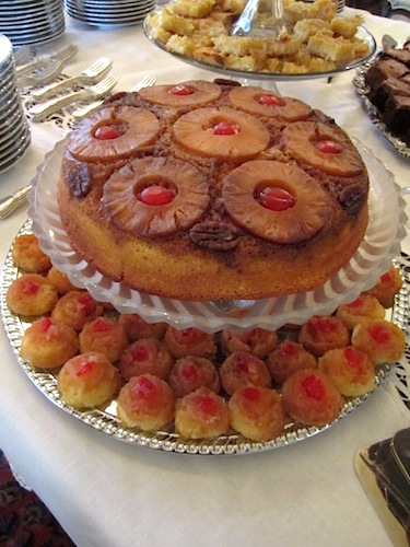 upsidedown-cake Pineapple upside down cake