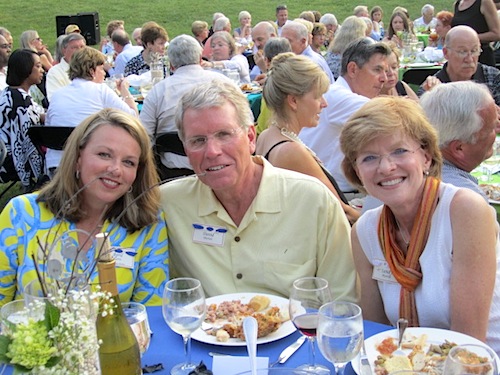 april-and-martins April Harris, left, with David and Sandy Martin